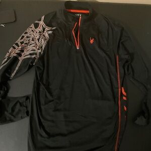 Spider Zip Pullover long sleeve